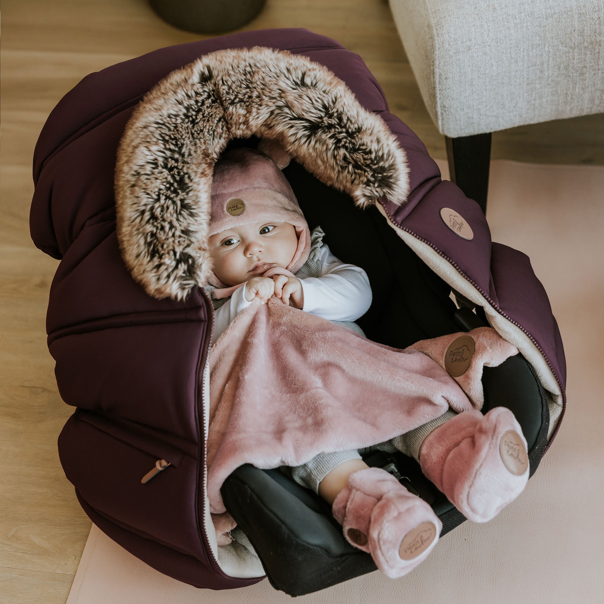 Coffret cadeau Ourson Minky pour bébé (4 accessoires)