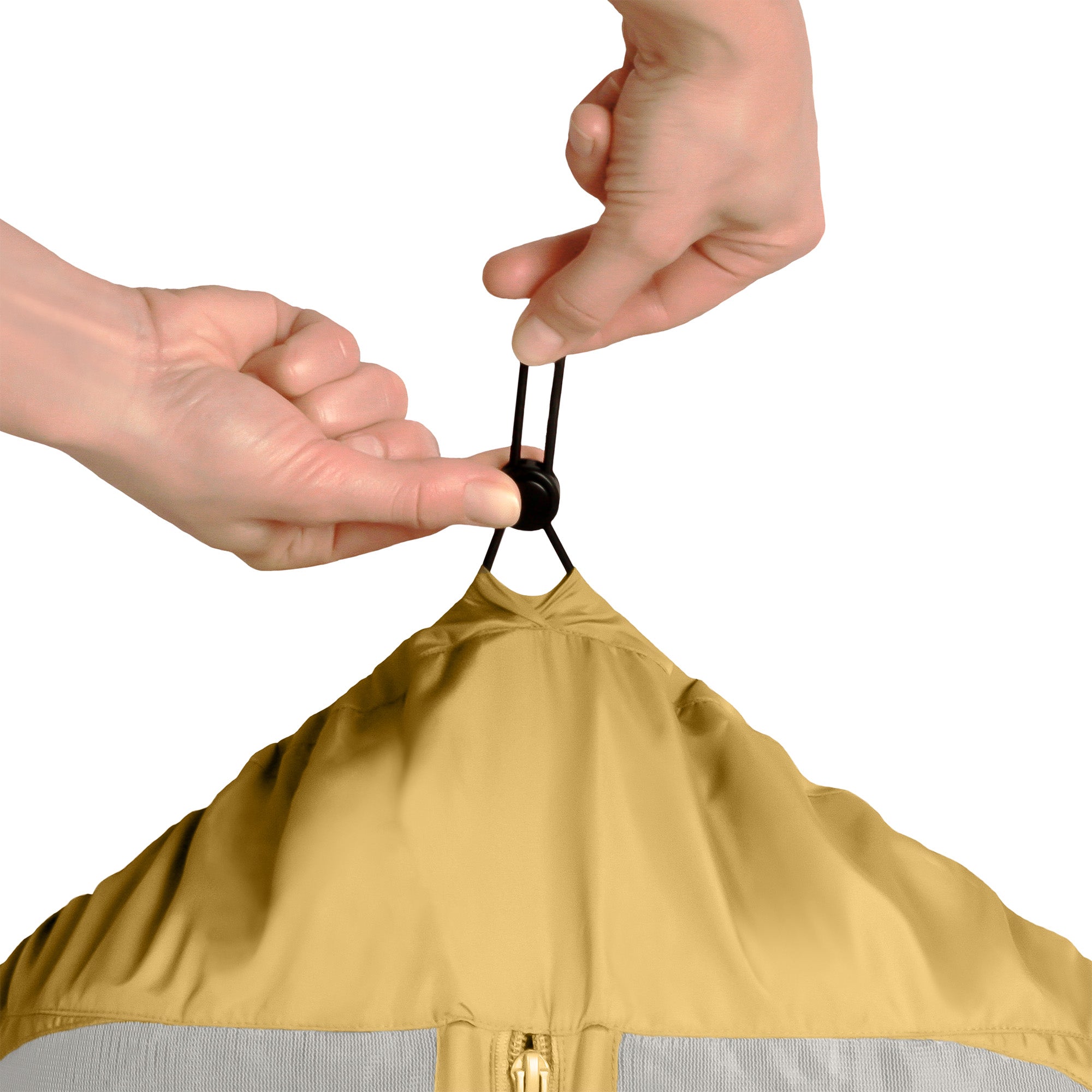 Élastique arrière de la housse été Banana pour coquille Petit Coulou qui protège bébé des moustiques