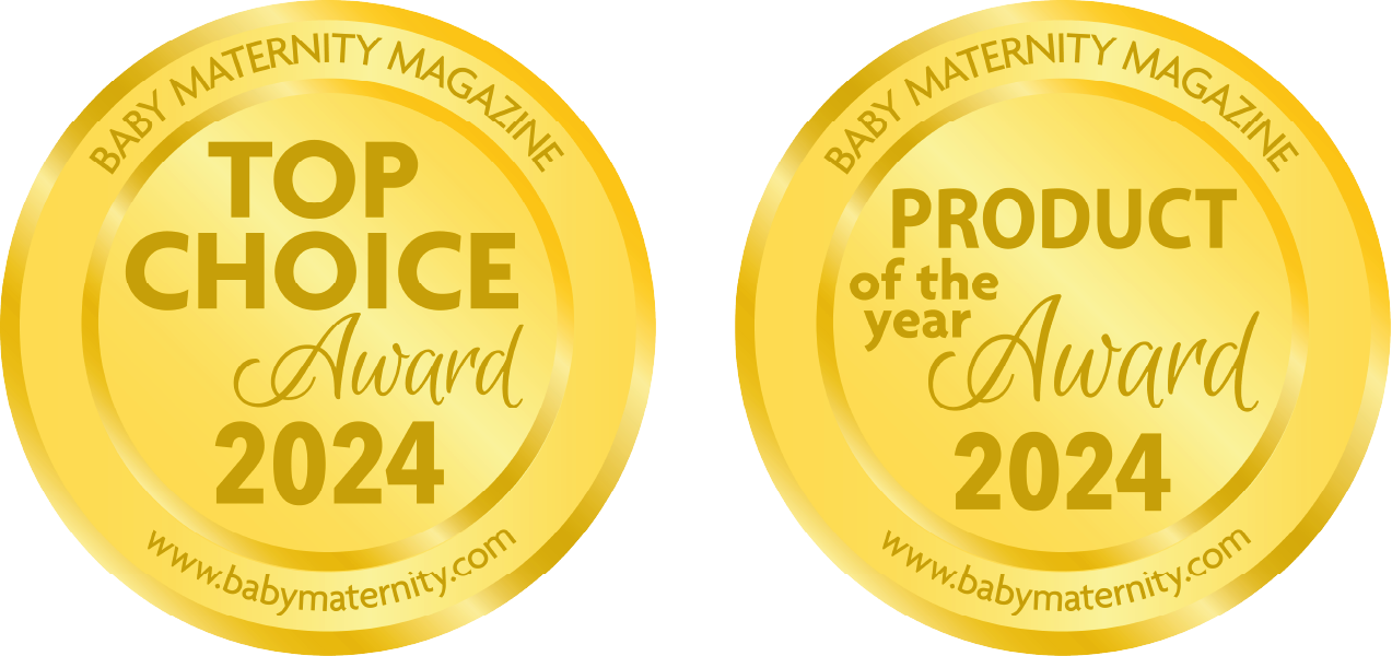 Baby Maternity Magazine 2024 Top choice award and Product of the Year award for Petit Coulou