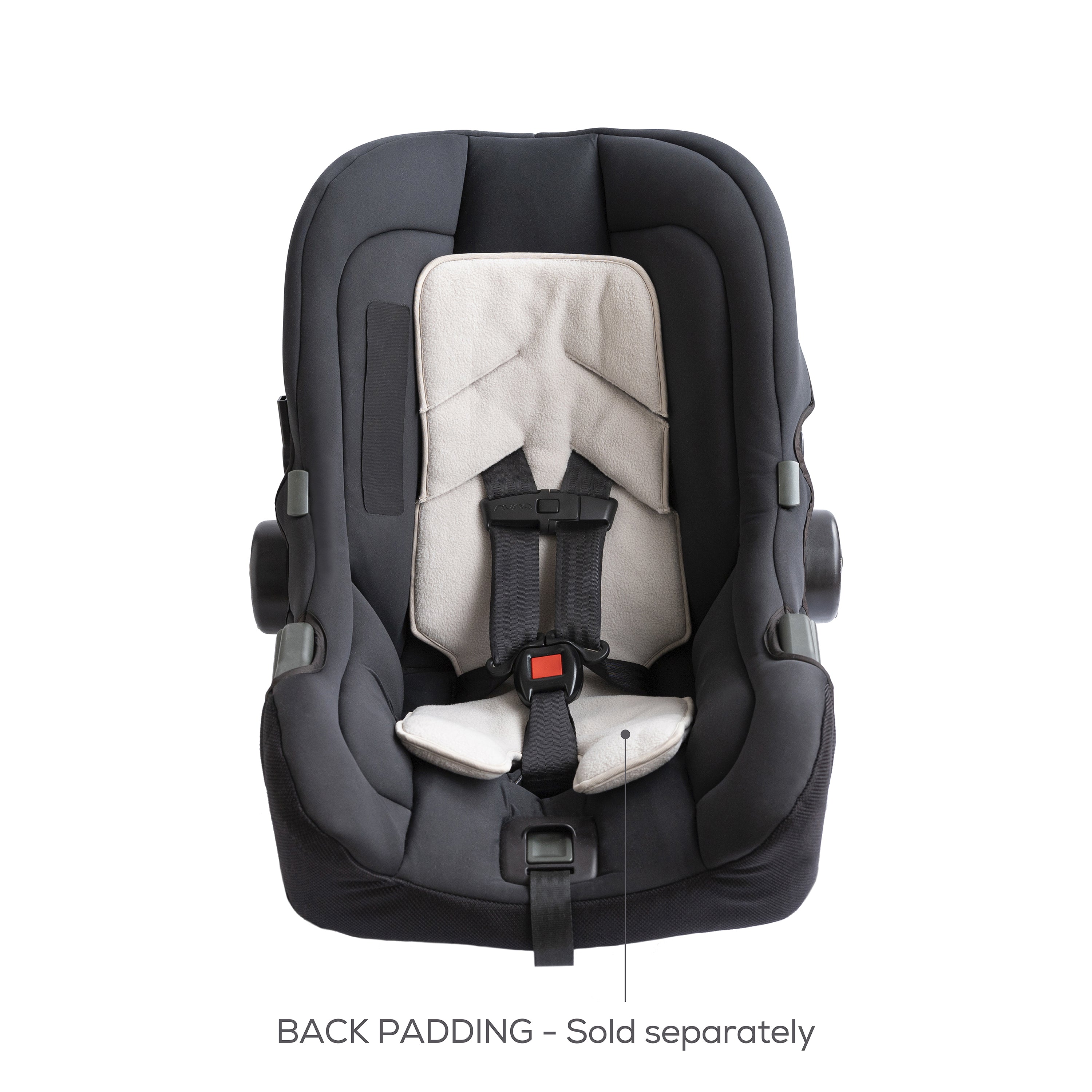#locale_en Back padding in a baby car seat