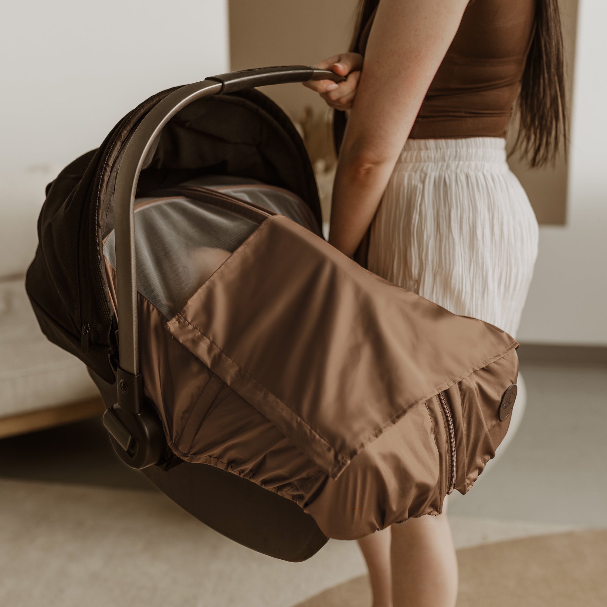 Bundle: 4-in-1 summer car seat cover and swaddle blanket