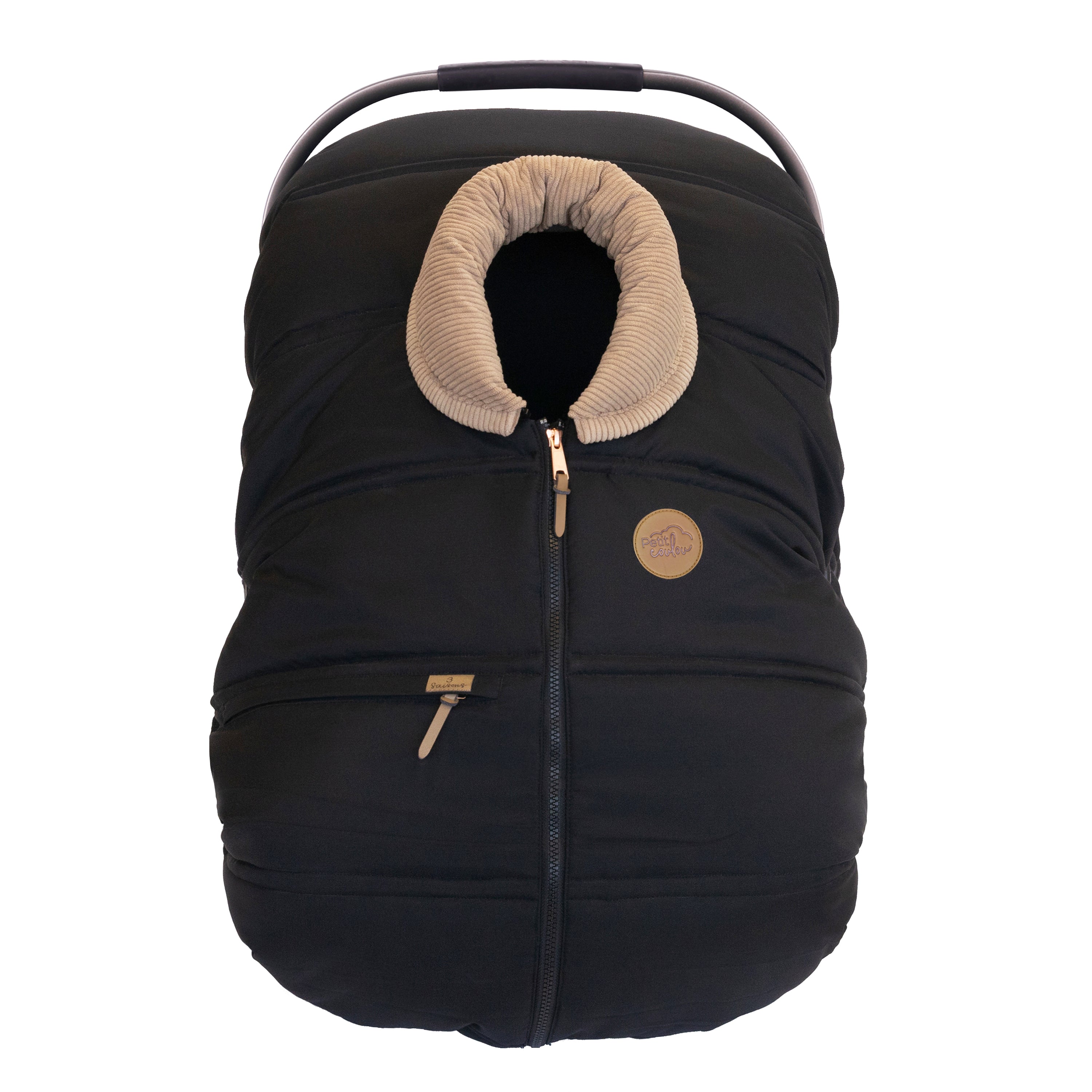 B2B - Housse 3 saisons pour siège d'auto avec 2 collets amovibles - Collection classique (-30C à 15C)