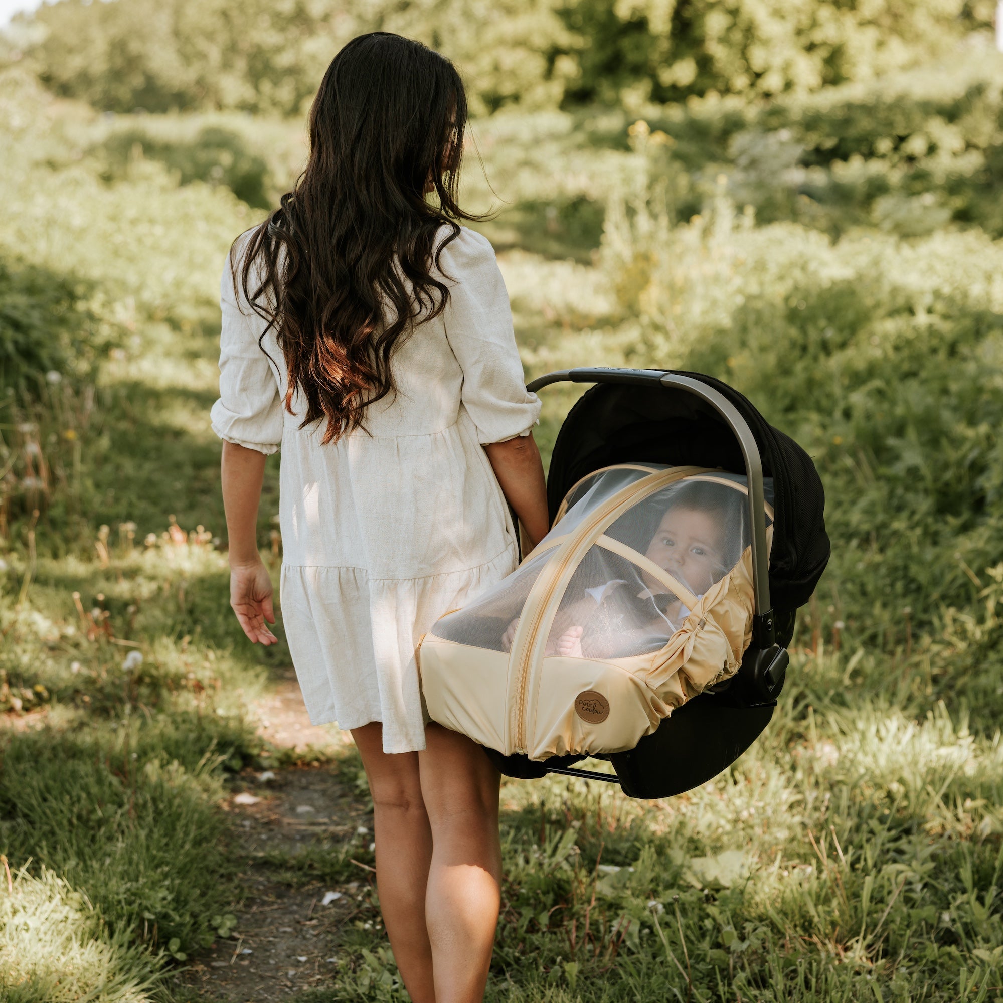 Bundle: 4-in-1 Summer Car Seat Cover and Sun Hat