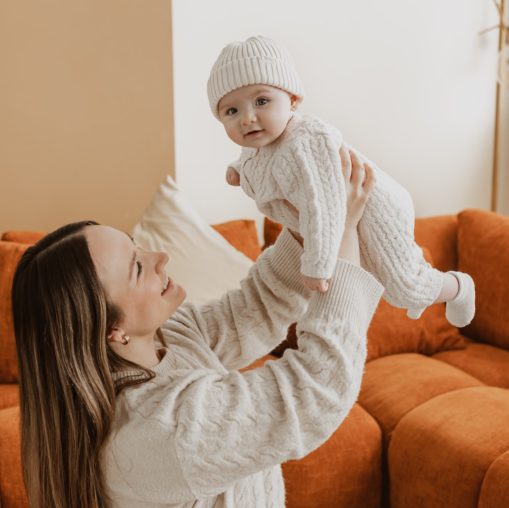 Evolutive knit hat for babies 0M-3T