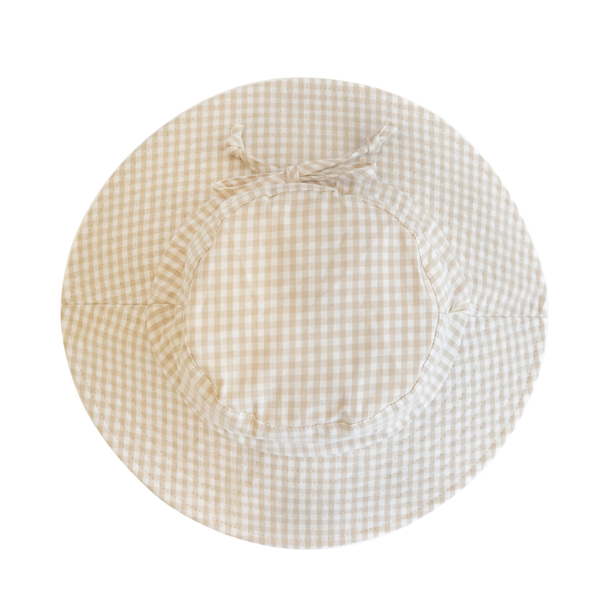 Vue de dessus du chapeau soleil Petit Coulou pour bébé qui protège du soleil