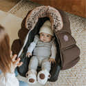 Couvercle Siège Auto Bébé - Couverture Chaude Avec Fermeture éclair, Pour Poussette Et Voiture - 5