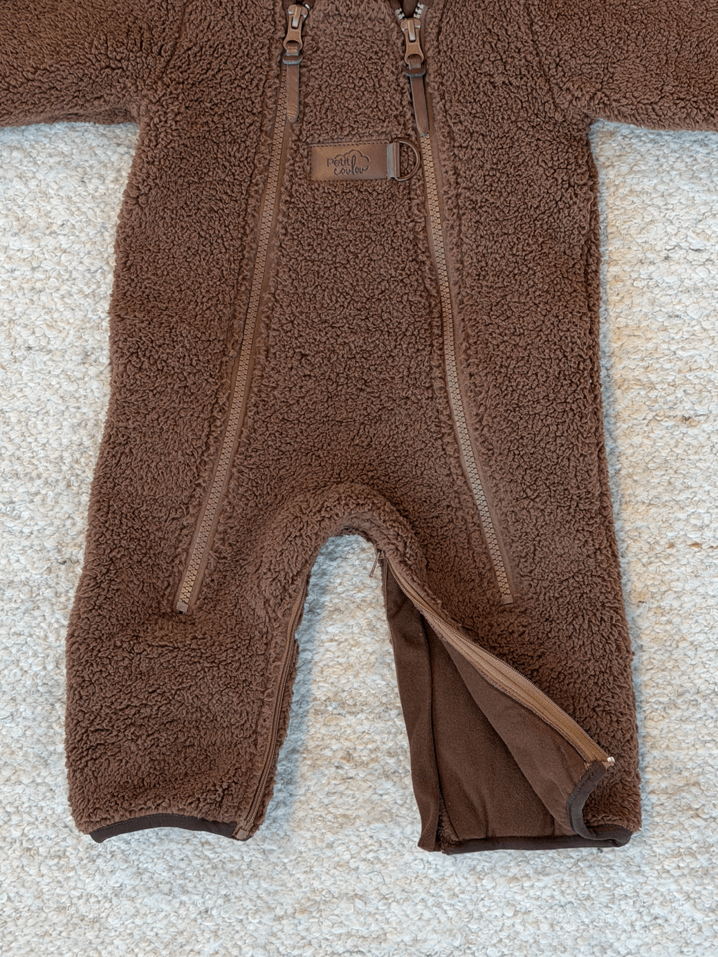 Lined sherpa Jumpsuit (3-18m)