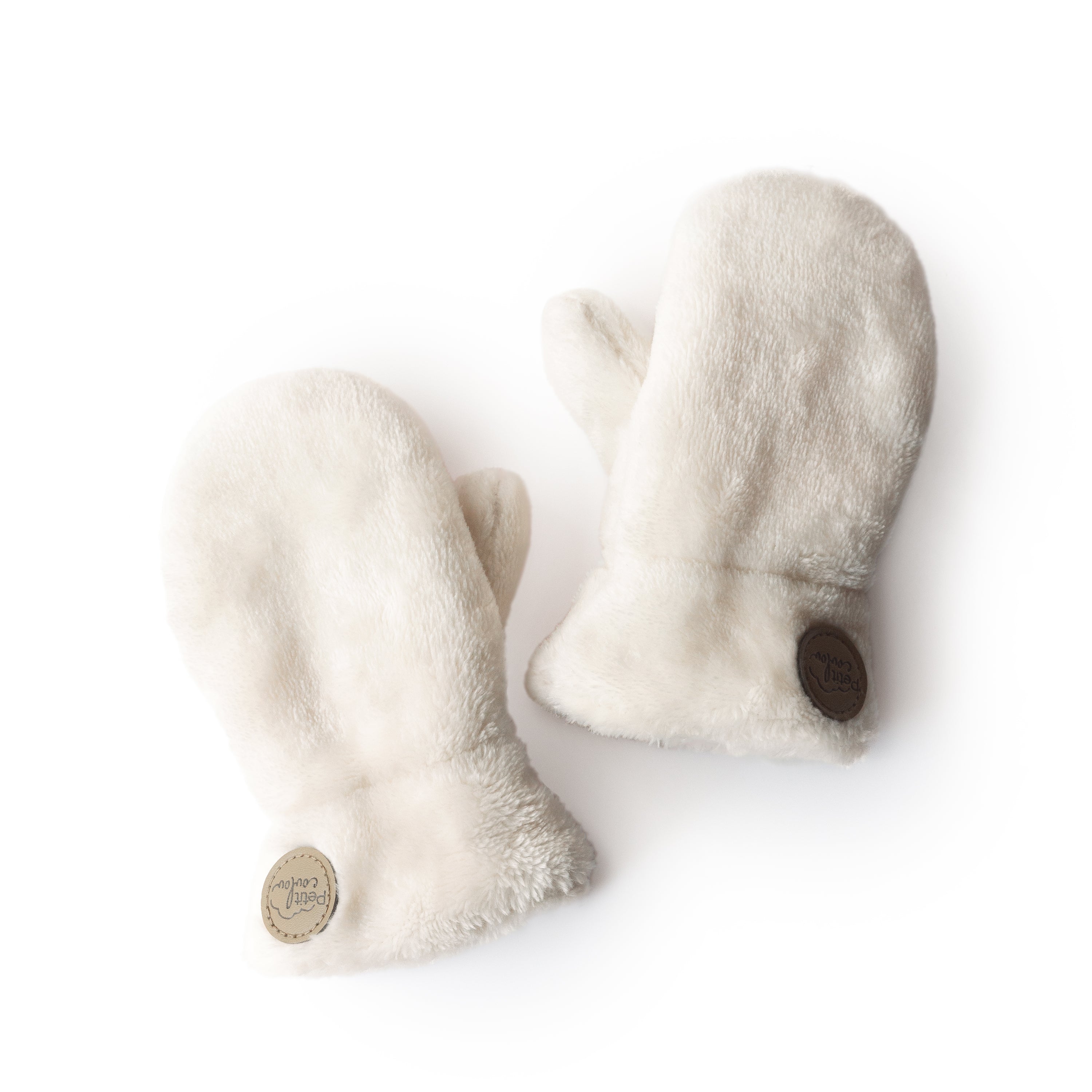 Mitaines pour bébé en Minky (0-12m)