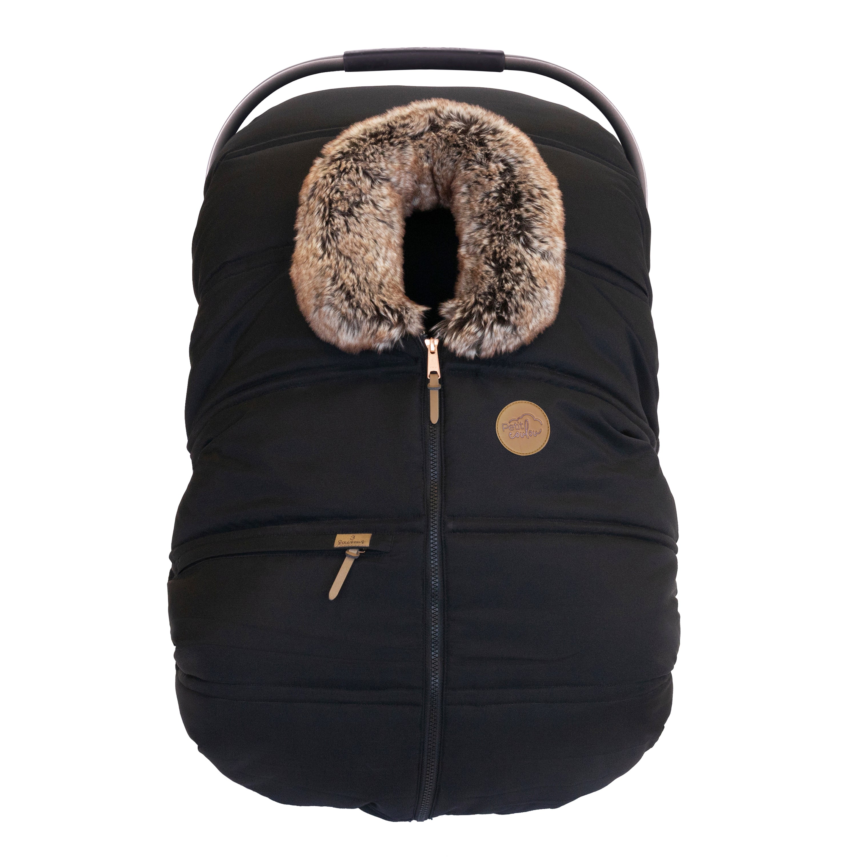 B2B - Housse 3 saisons pour siège d'auto avec 2 collets amovibles - Collection classique (-30C à 15C)