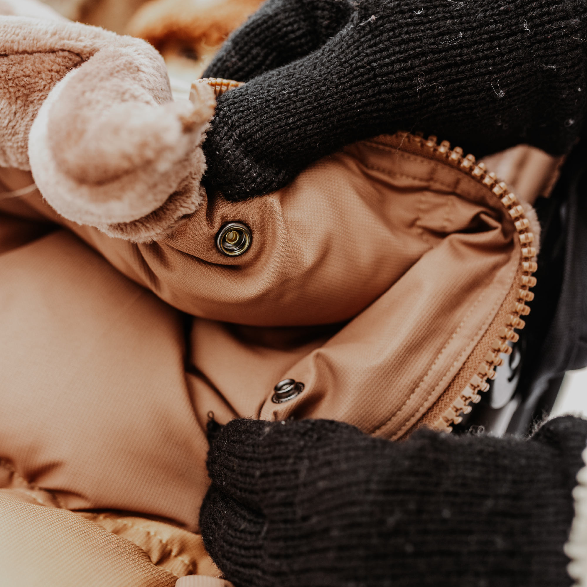 Combo : Housse chancelière avec une tuque ourson