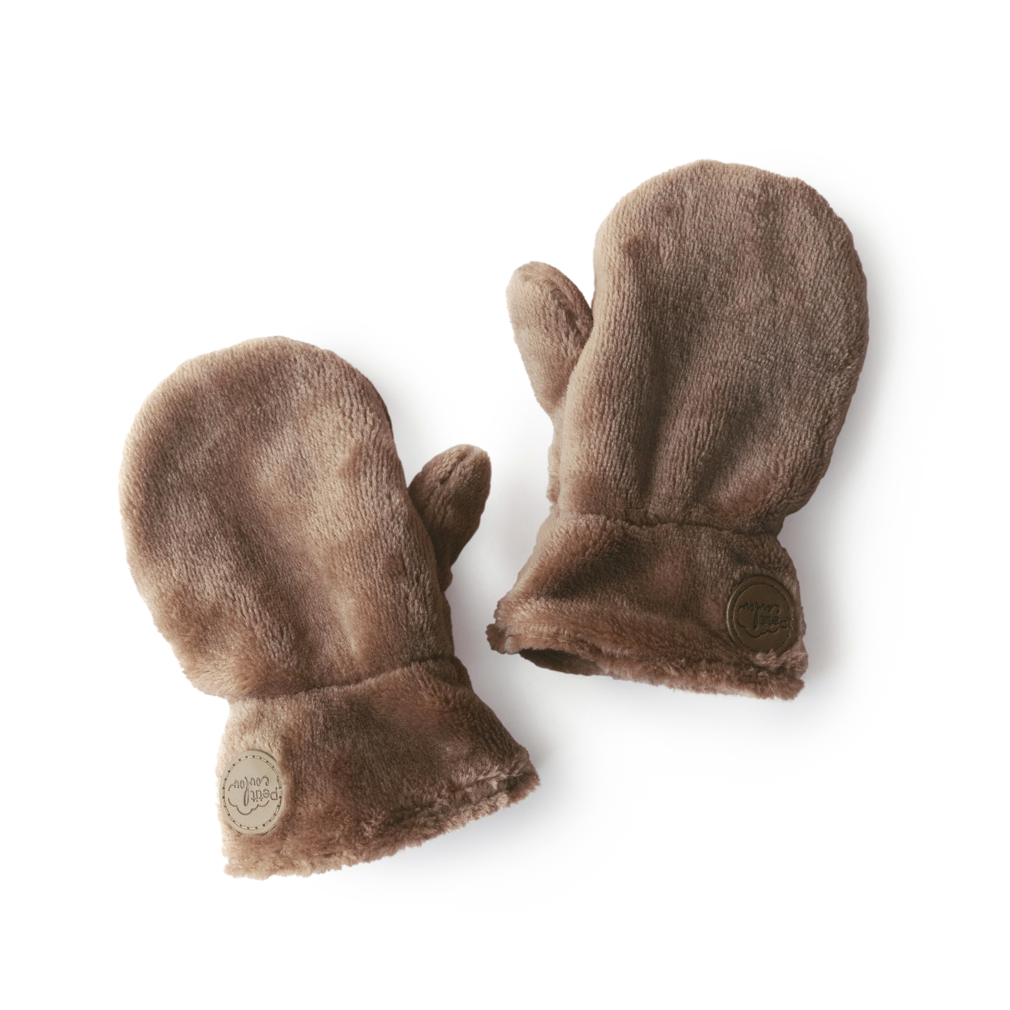 Mitaines pour bébé en Minky (0-12m)