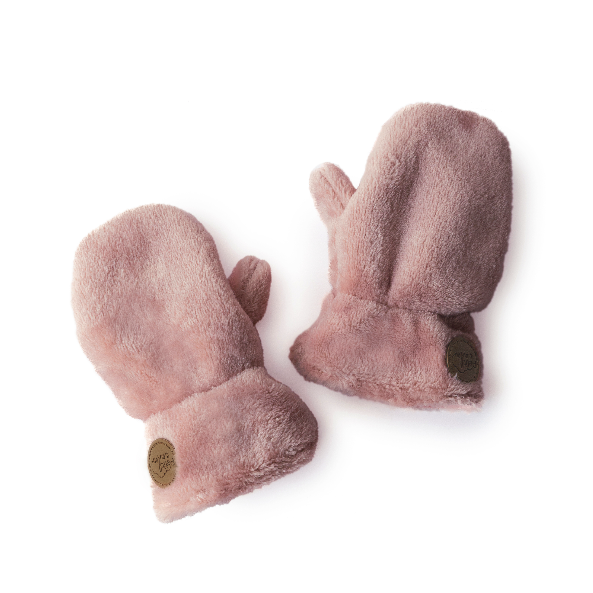Mitaines pour bébé en Minky (0-12m)