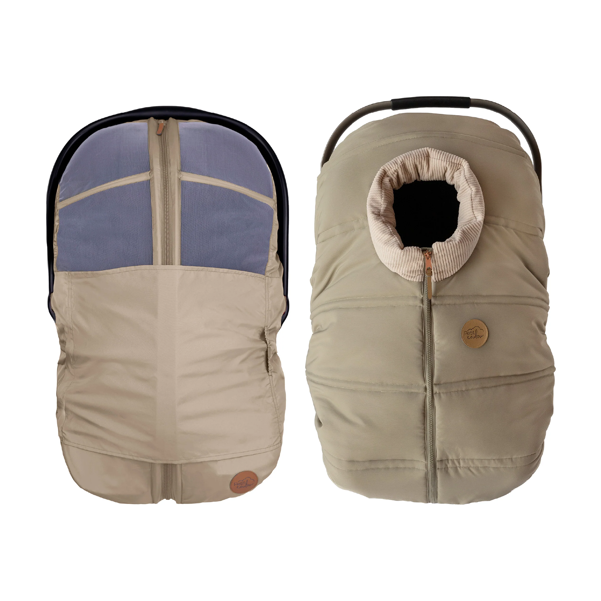 Combo : Housse légère et housse été 4-en-1 pour siège d'auto