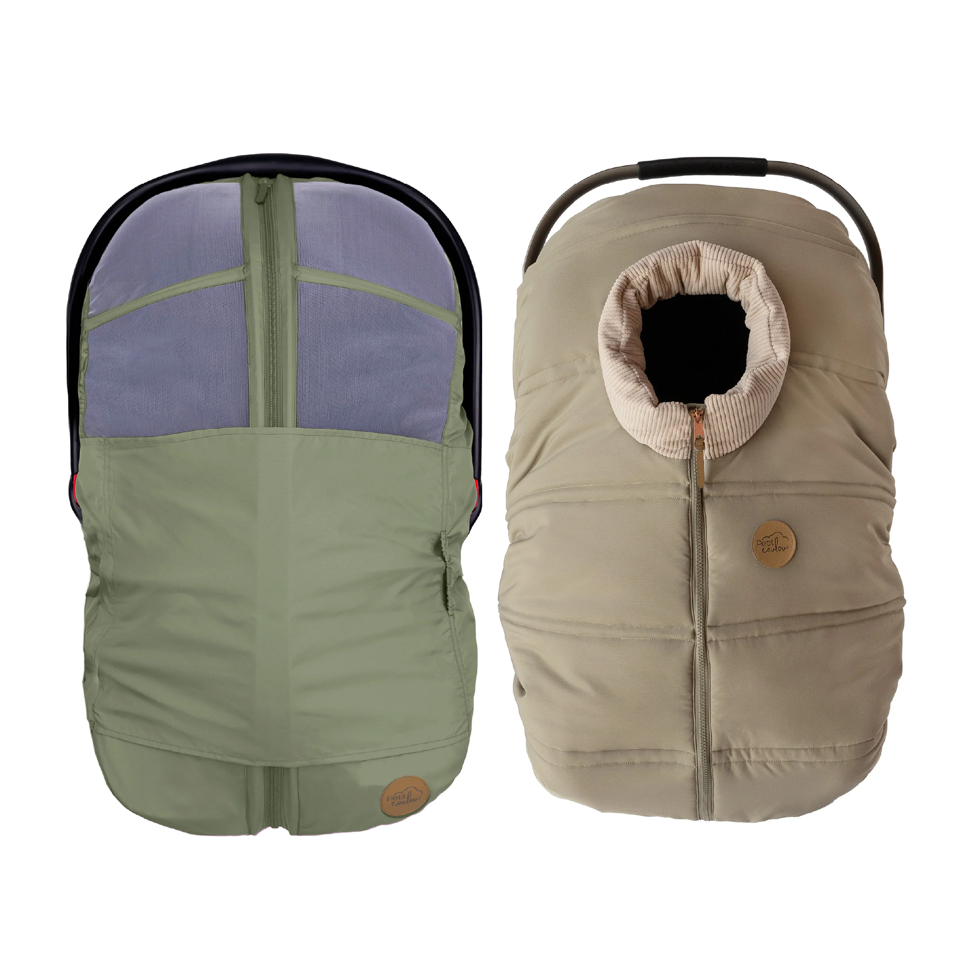 Combo : Housse légère et housse été 4-en-1 pour siège d'auto