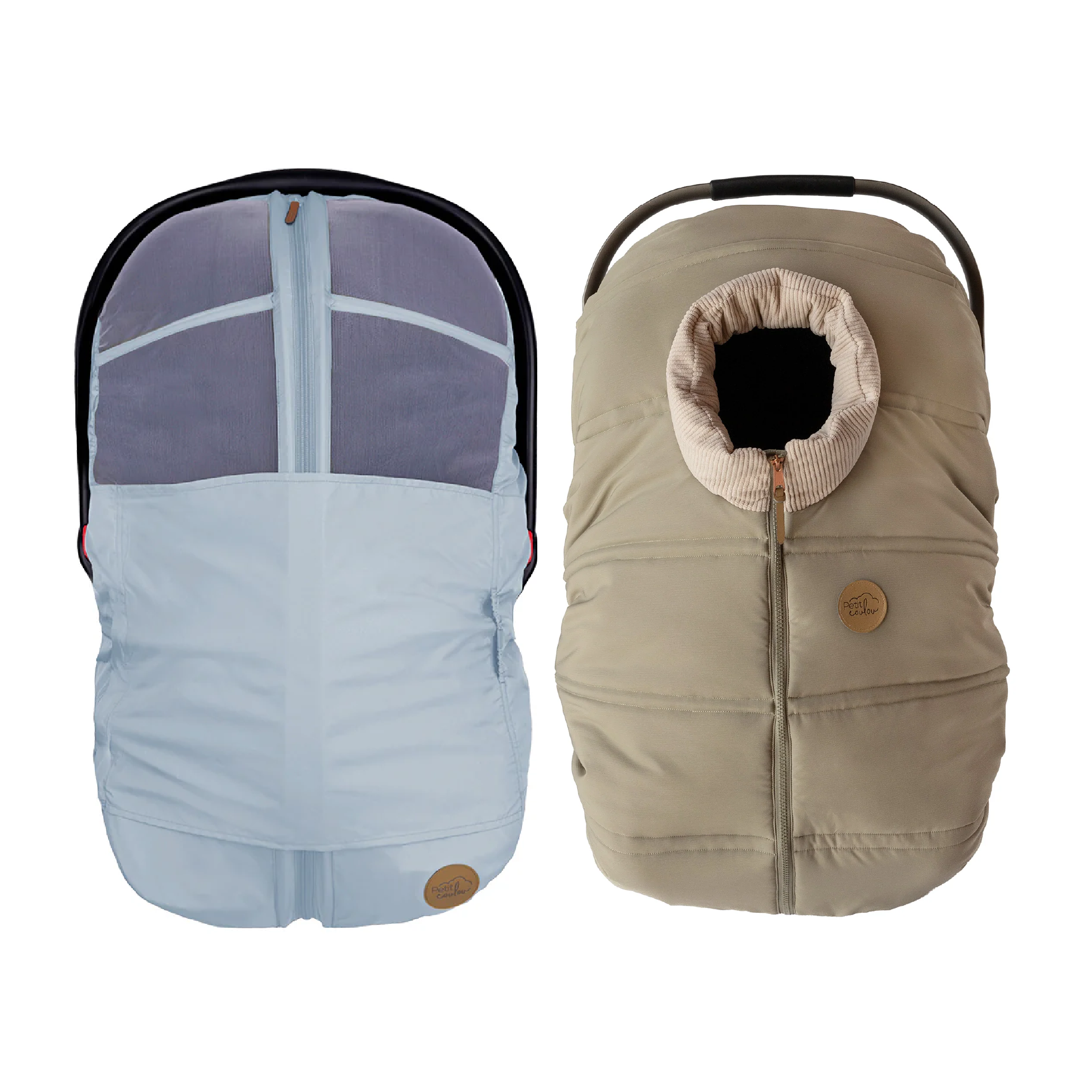 Combo : Housse légère et housse été 4-en-1 pour siège d'auto