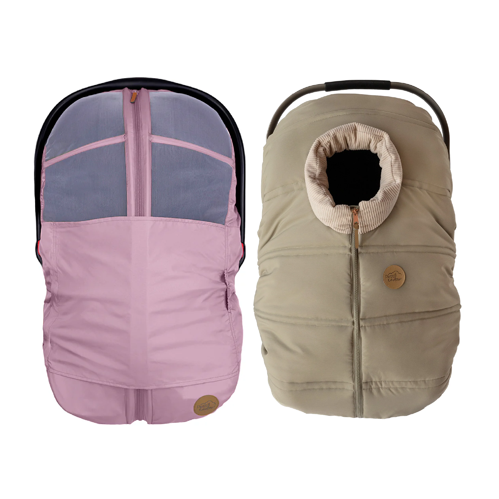 Combo : Housse légère et housse été 4-en-1 pour siège d'auto