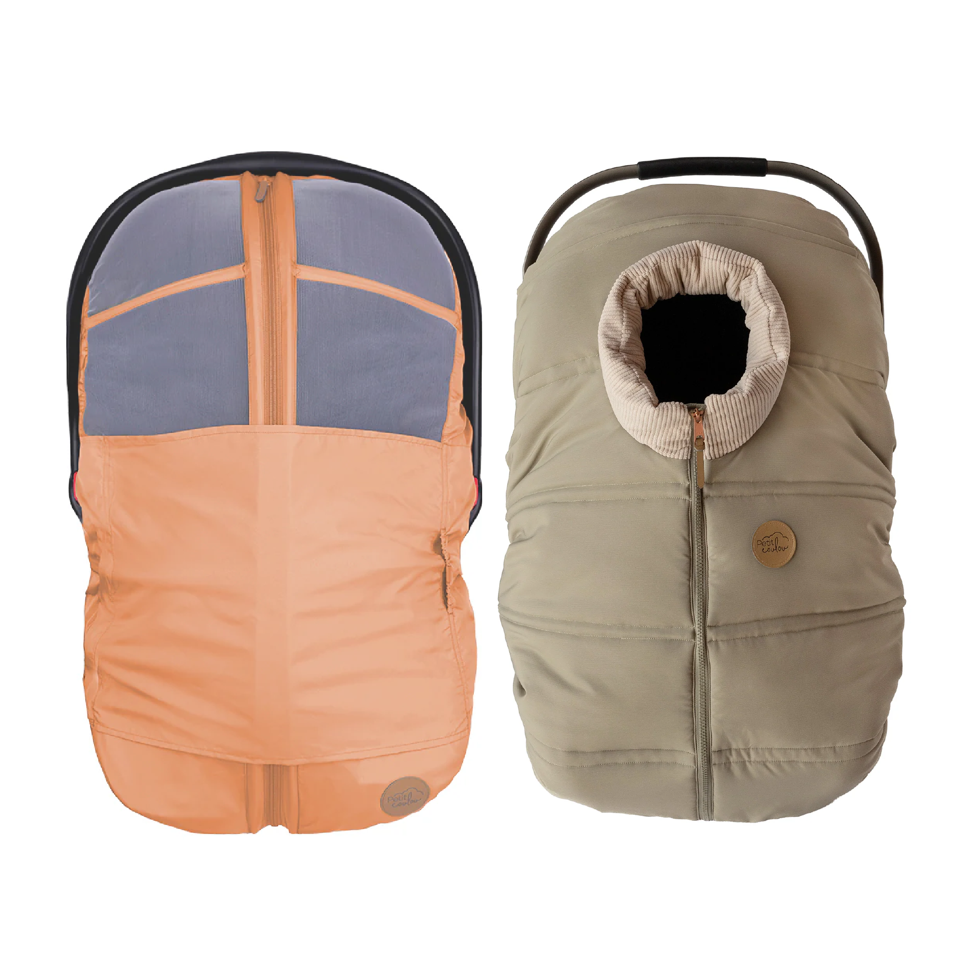 Combo : Housse légère et housse été 4-en-1 pour siège d'auto