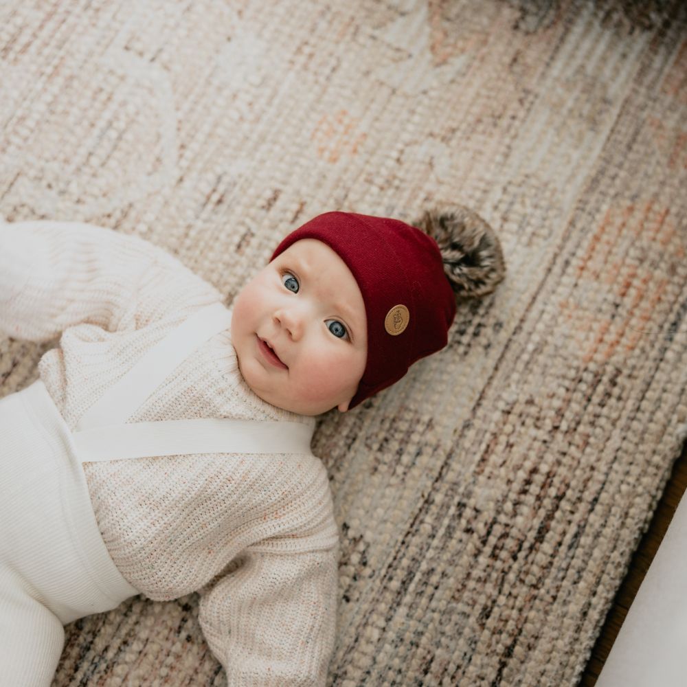 baby beanie#color_ruby#couleur_rubis